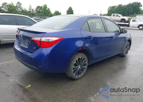 2014 Toyota Corolla S Plus из США, поврежденный, VIN 5YFBURHE3EP117537